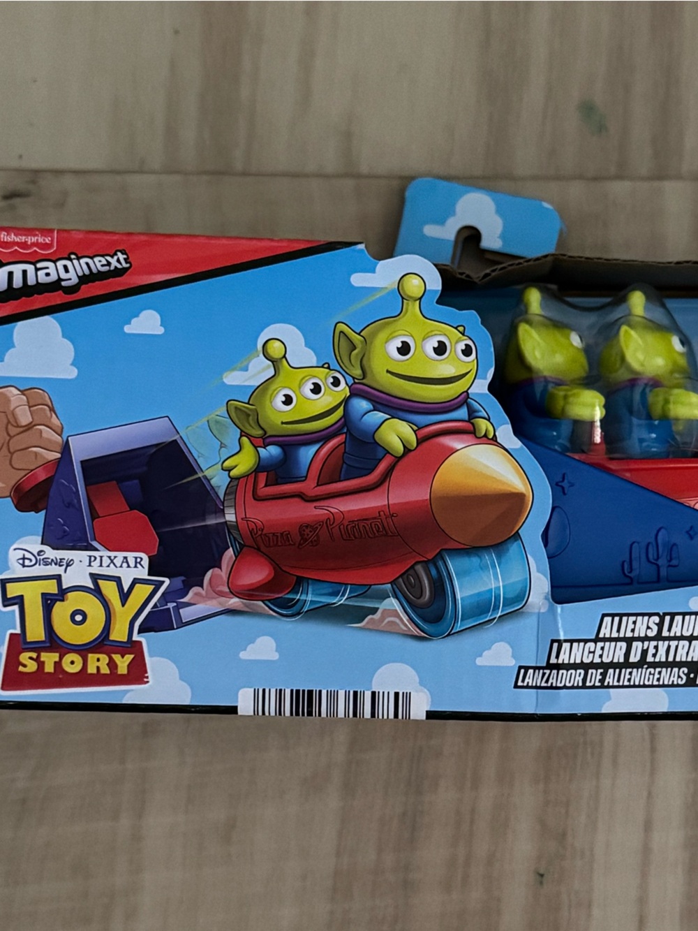 Fisher-Price Imaginext Toy Story Alien Spacecraft Playset - Blue and Red